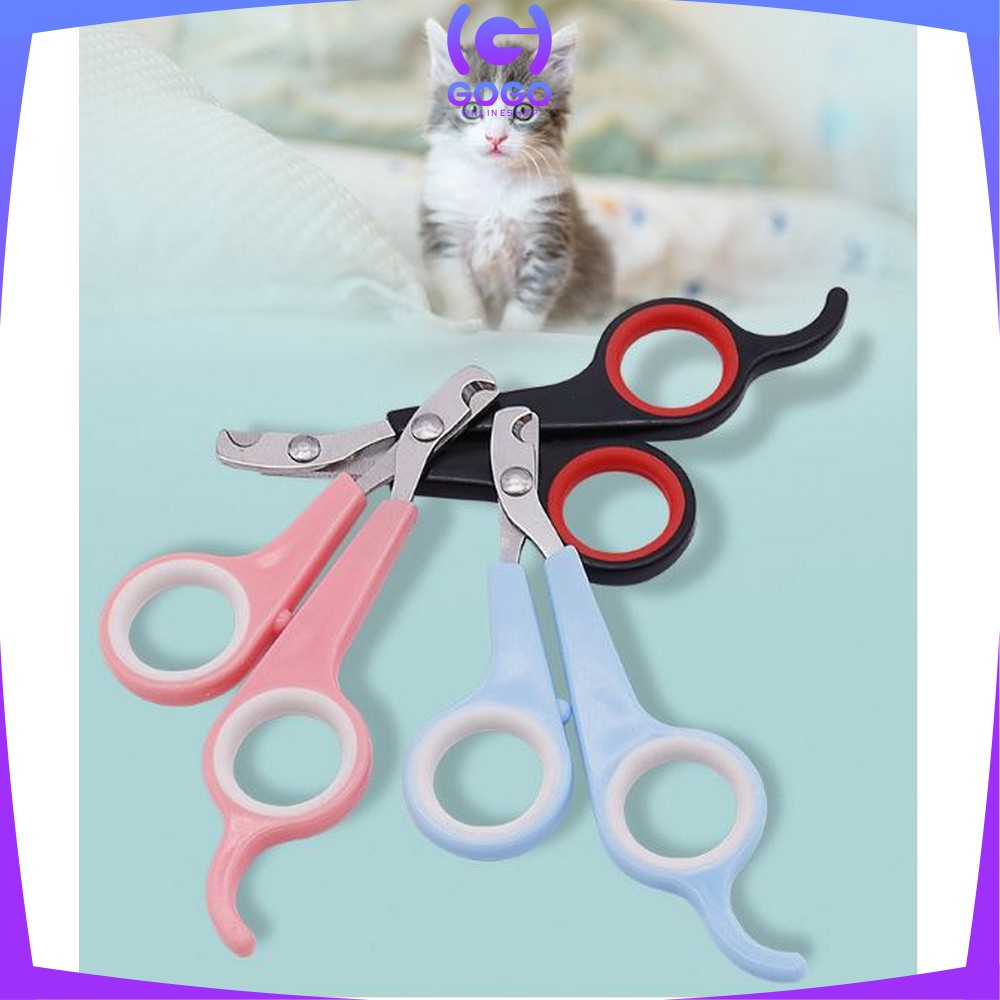 GOGO-C724 Gunting Kuku Kucing Anjing Kelinci Musang Hewan Peliharaan Bahan Stainless Steel / Gunting Kuku Kucing Pet Nail / Pemotong Kuku Hewan