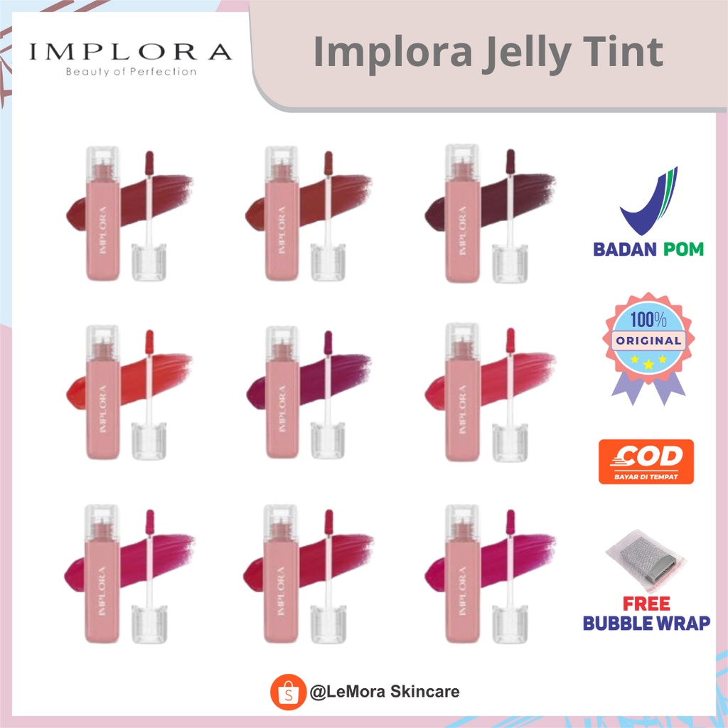 Jual Implora Jelly Tint Lip Tint Implora Shopee Indonesia