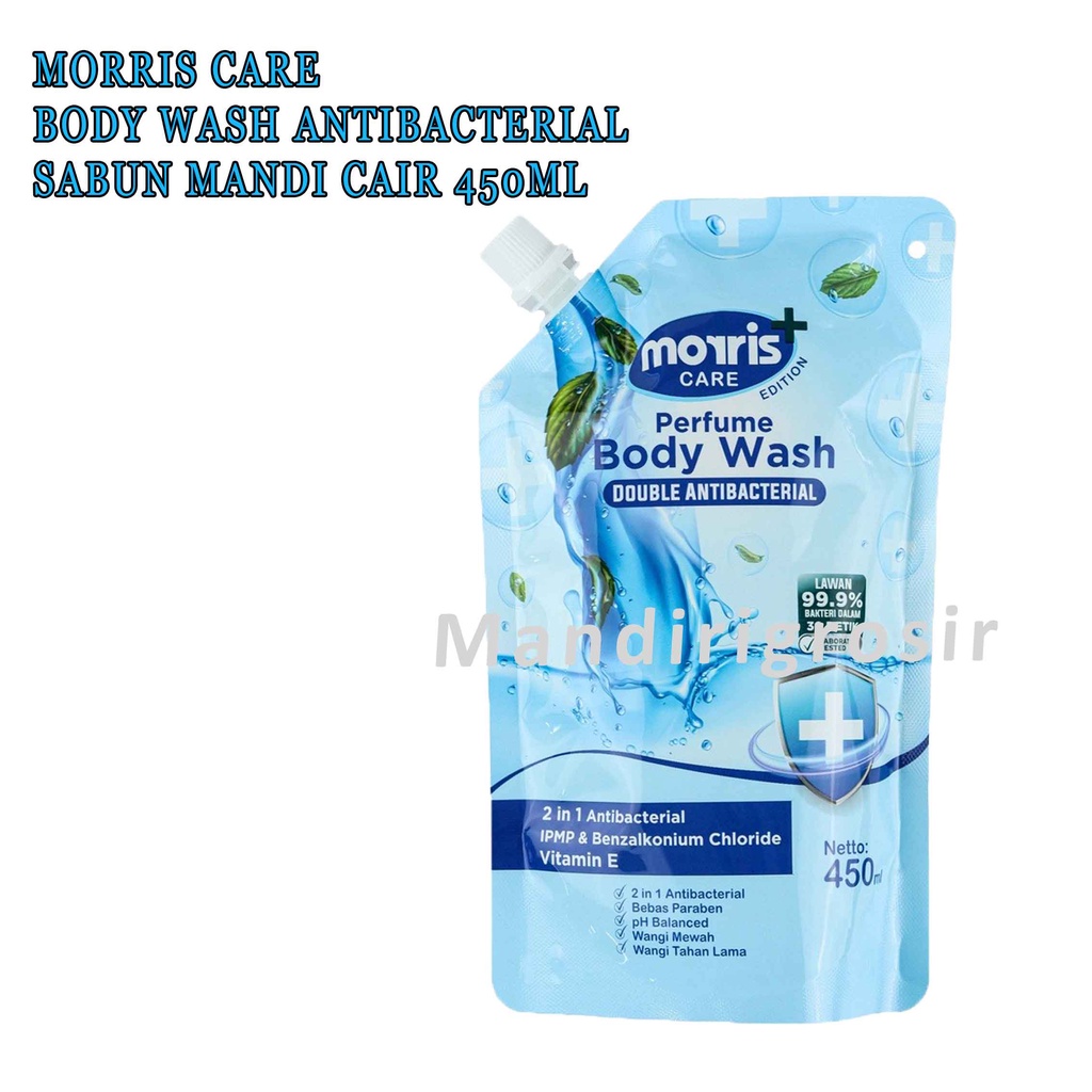 Body Wash * Morris  Care * Perfume Antibacterial * Sabun Mandi Cair 450ml