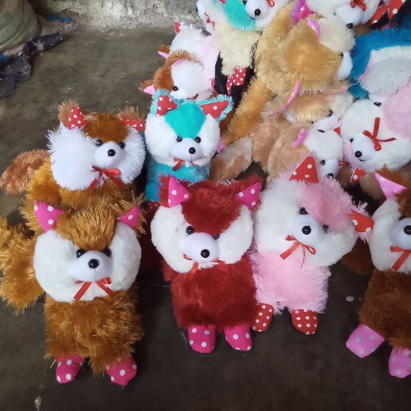 boneka kucing lucu bulu berkualitas ukuran m