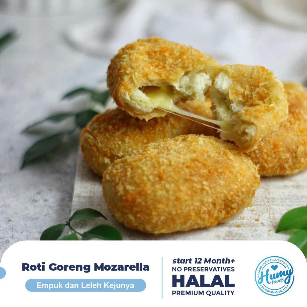 ROTI GORENG MOZARELLA BESAR 8 pcs 500 gr halal homemade no pengawet