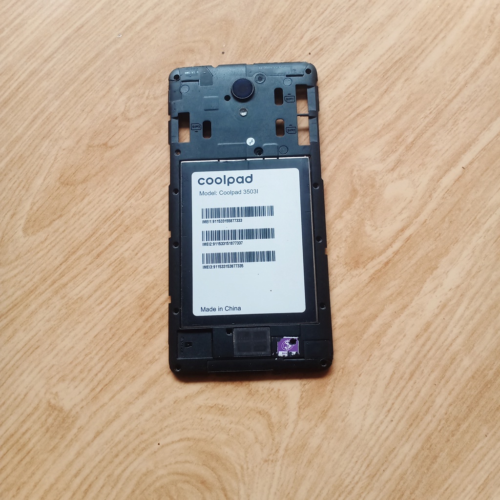 Middle Frame Coolpad Mega 3 - 3503I Casing Tengah Copotan