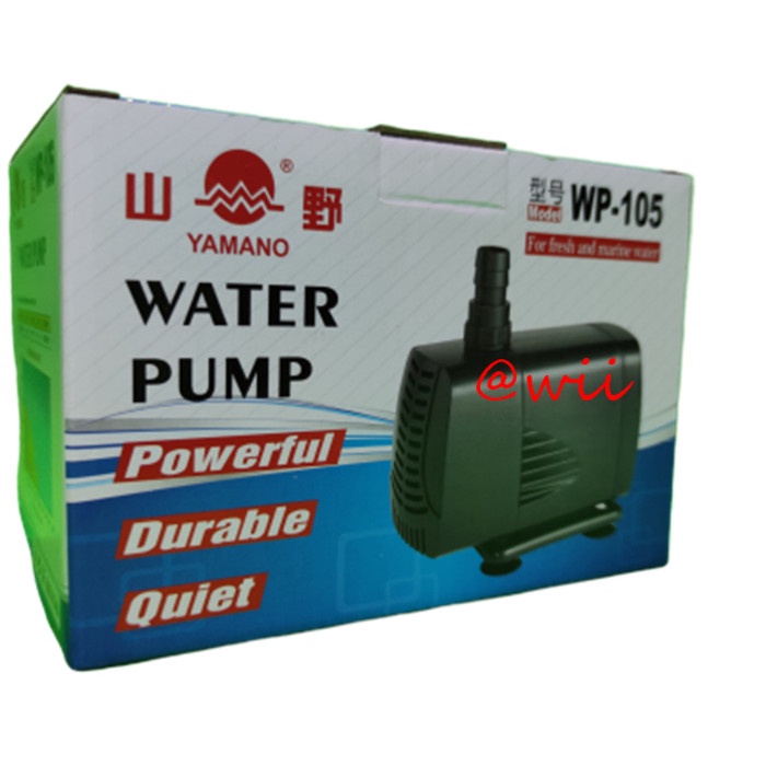 YAMANO WP 105 WP105 WP-105 Pompa Air Celup Pompa Kolam Aquarium