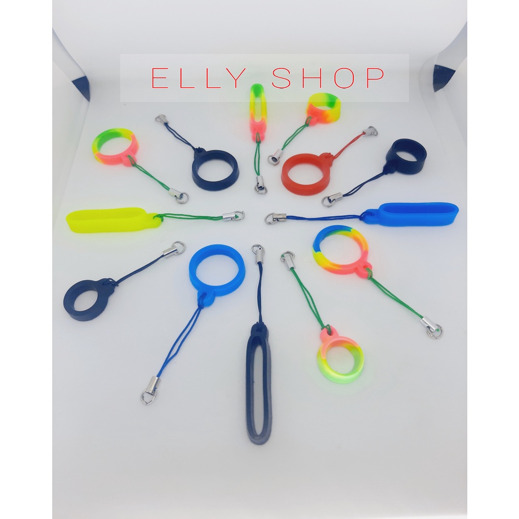 KARET Gantungan Ring Karet 13mm 15mm 20mm 40mm Oring Pods Karet Ring Lanyard O ring Tebal Elastis