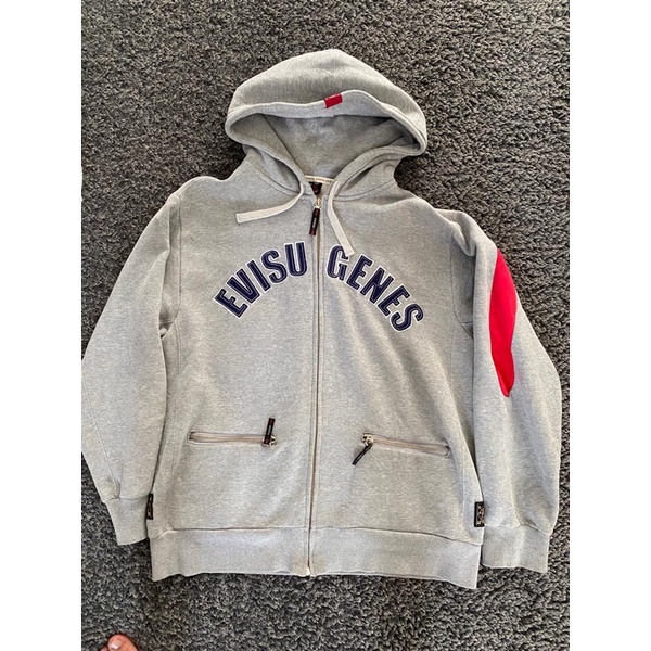 zipper hoodie evisu genes