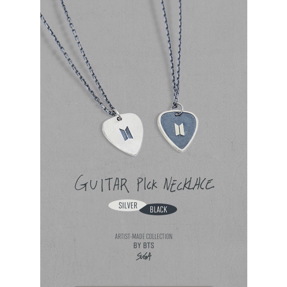 Ready Stock Merch Bts By Member Suga Pick Necklace