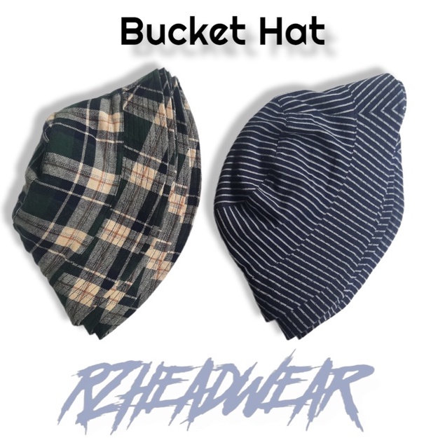 Topi Bucket Pria Wanita Dewasa Bahan Planel Bahan Tebal Topi Pelindung Sinar Matahari Uv Nyaman DI Pakai