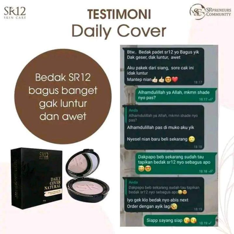 Bedak padat Sr12