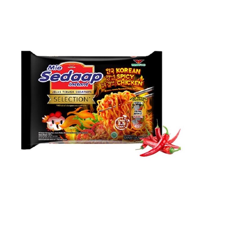 

Terlaris!! SEDAAP Mie Instan Korean Spicy Chicken Bag Box Isi 40 pcs 0GF+