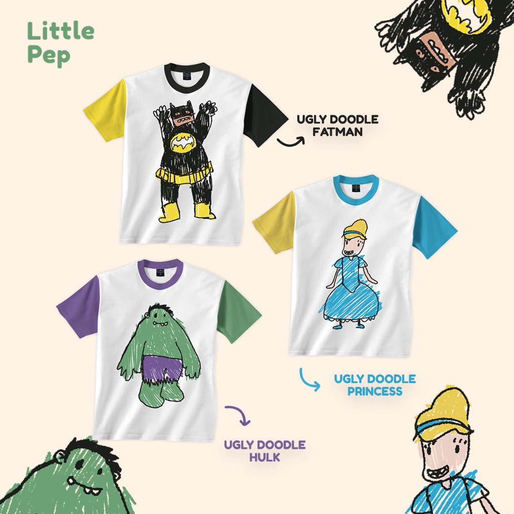 Little Pep - Ugly Doodle - Terinsprasi dari Cake/kue Viral Seru buat kembaran anak dan dewasa