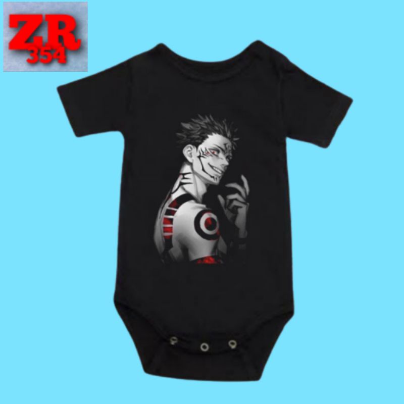 JUMPER BAYI JUJUTSU KAISEN ITADORI YUJI KAOS UNIQLO BAJU BAYI USIA 0 - 12 BULAN SAMPAI 1 TAHUN BABY 