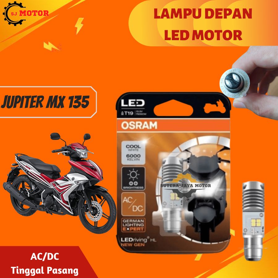 Jual LAMPU DEPAN LED MOTOR JUPITER MX 135 OSRAM LAMPU UTAMA JUPITER MX
