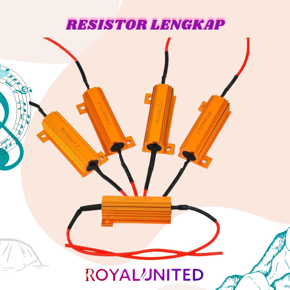 Lampu Sein Led KEDIP NORMA RESISTOR Sein 50W 6 ohm Premium High Quality