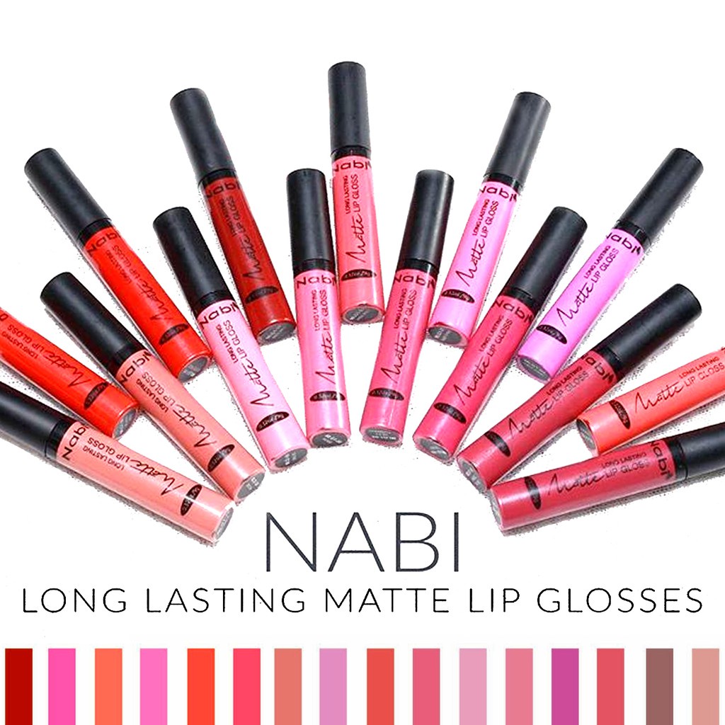 [SALE] PART 3 No. 31-45 Nabi Matte Long Lasting Lip Gloss 100% Original by Nabi Cosmetics US