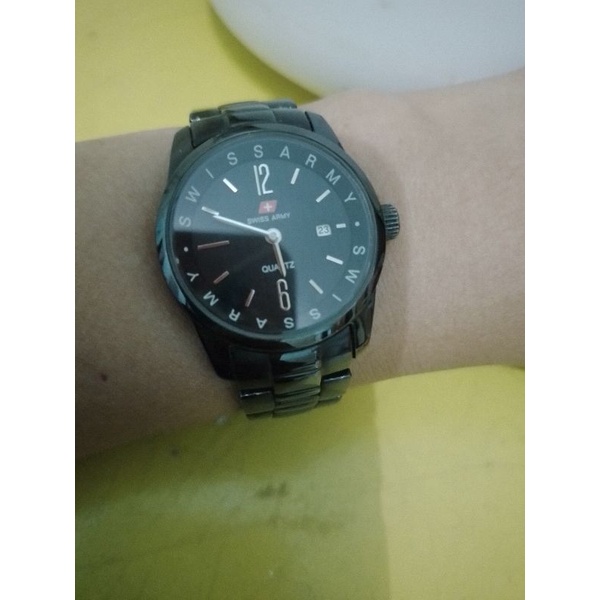 SWISS ARMY ORI jam tangan wanita preloved seri HE-2346L