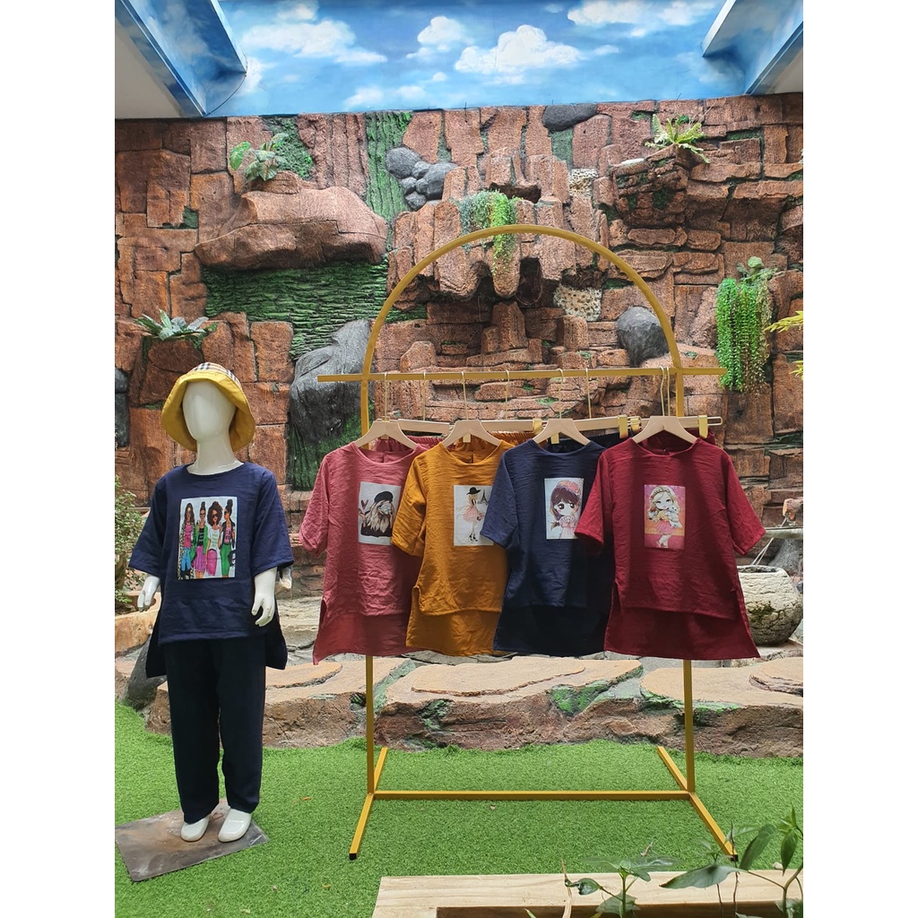baju anak slebew setelan anak panjang slebew baju muslim anak