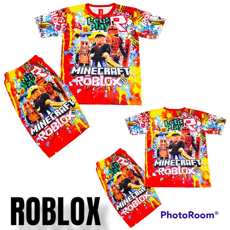 BAJU ANAK ROBLOX/BAJU GAMING MINICRAF