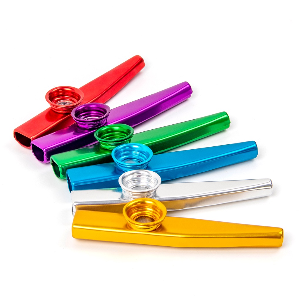 Instrumen Musik kazoo portable Bahan Metal