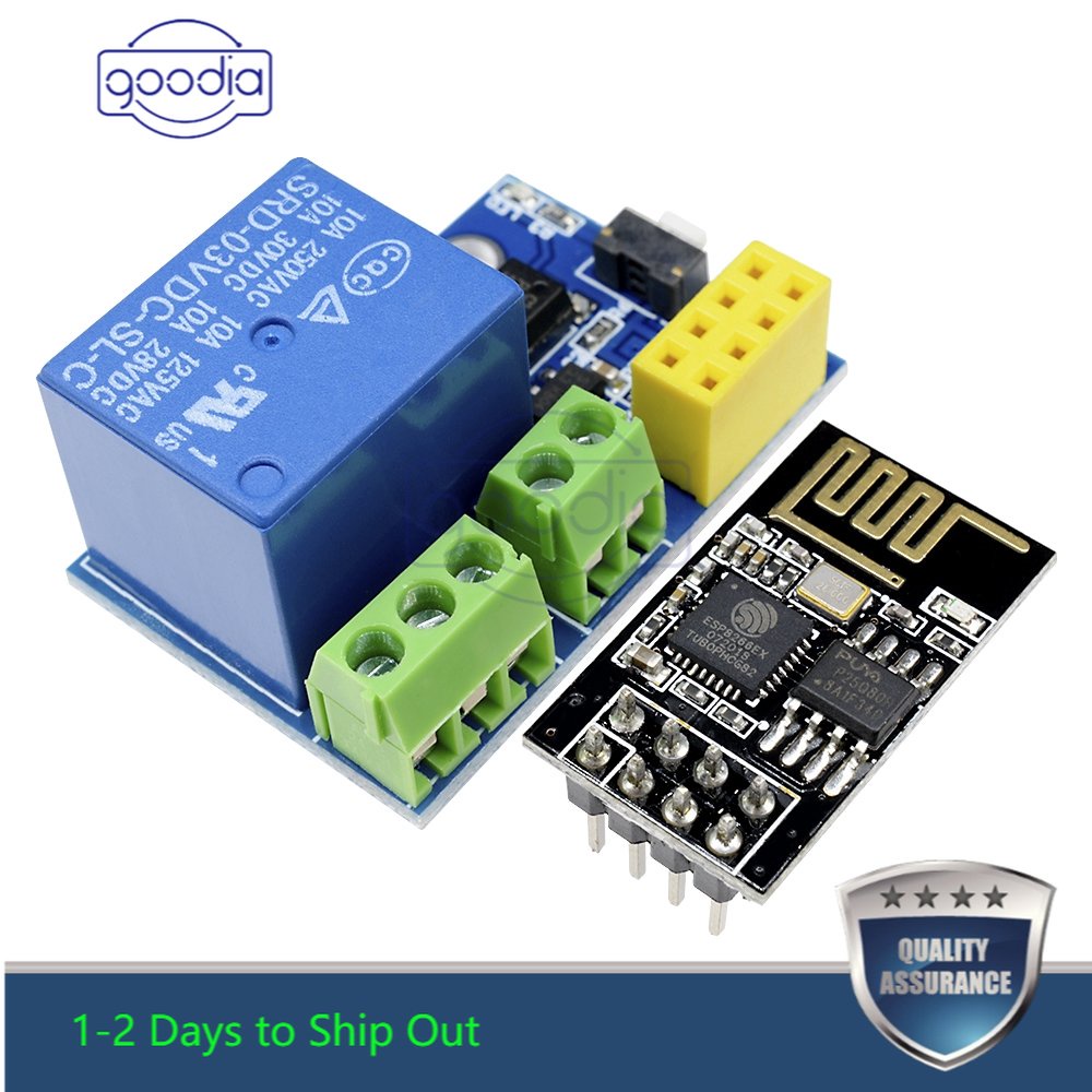 ✫〖ready to ship/COD〗✫ ESP8266 5V WiFi Relay Module APP APP controled untuk Smart Home esp-01s