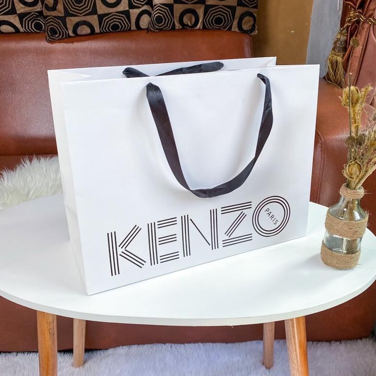 

(PROMO 7ZW74) Paperbag Dustbag Kenzo Pembungkus Hadiah Tas Brand Cowok Sarung anti debu ✧