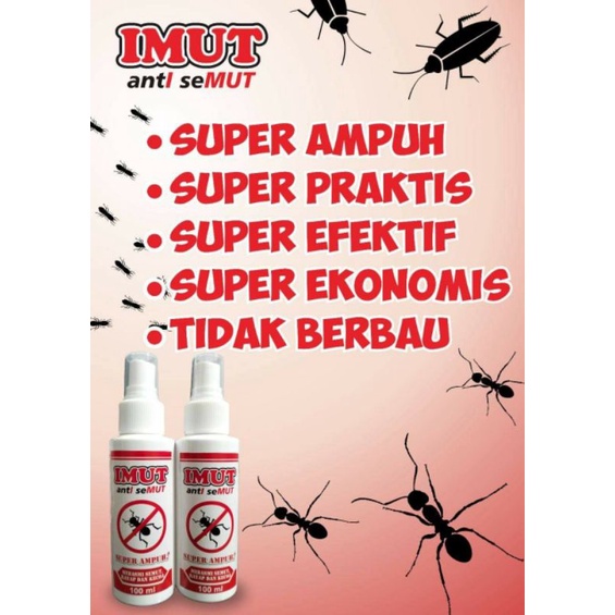 COD Anti Semut/IMUT/Super Ampuh membunuh semut, rayap kecoa dan laiinya/100 ml