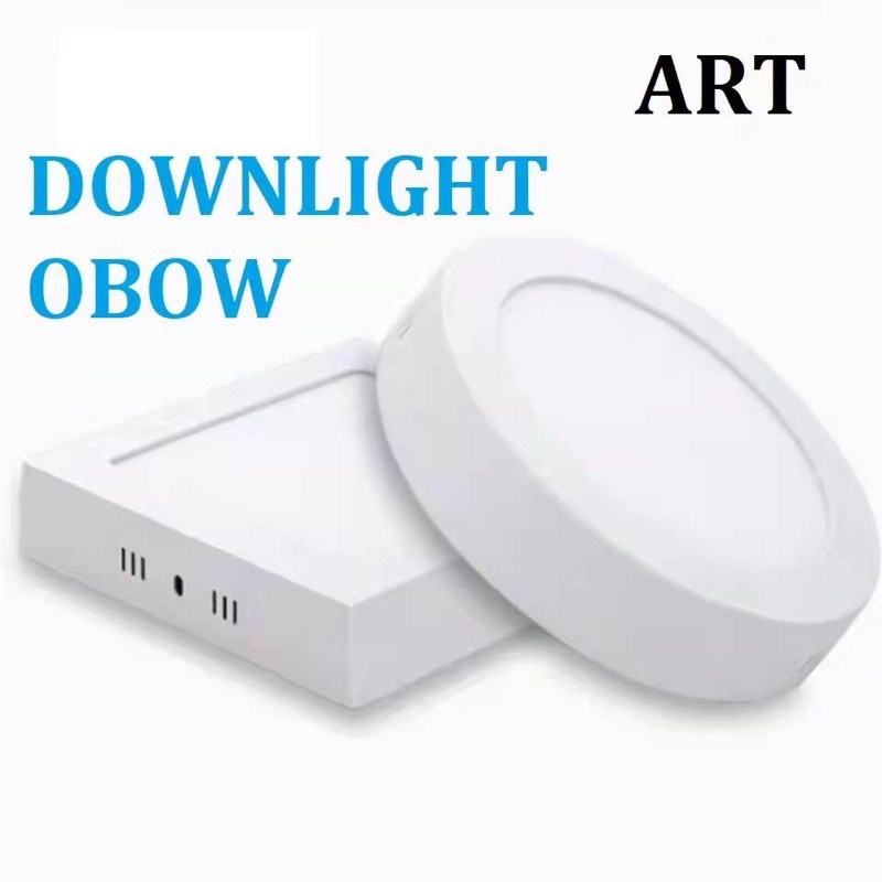 Lampu Downlight ACE 6w/12w/18w/24w Lampu downlight OB Out Bow Timbul Warna Putih Bulat