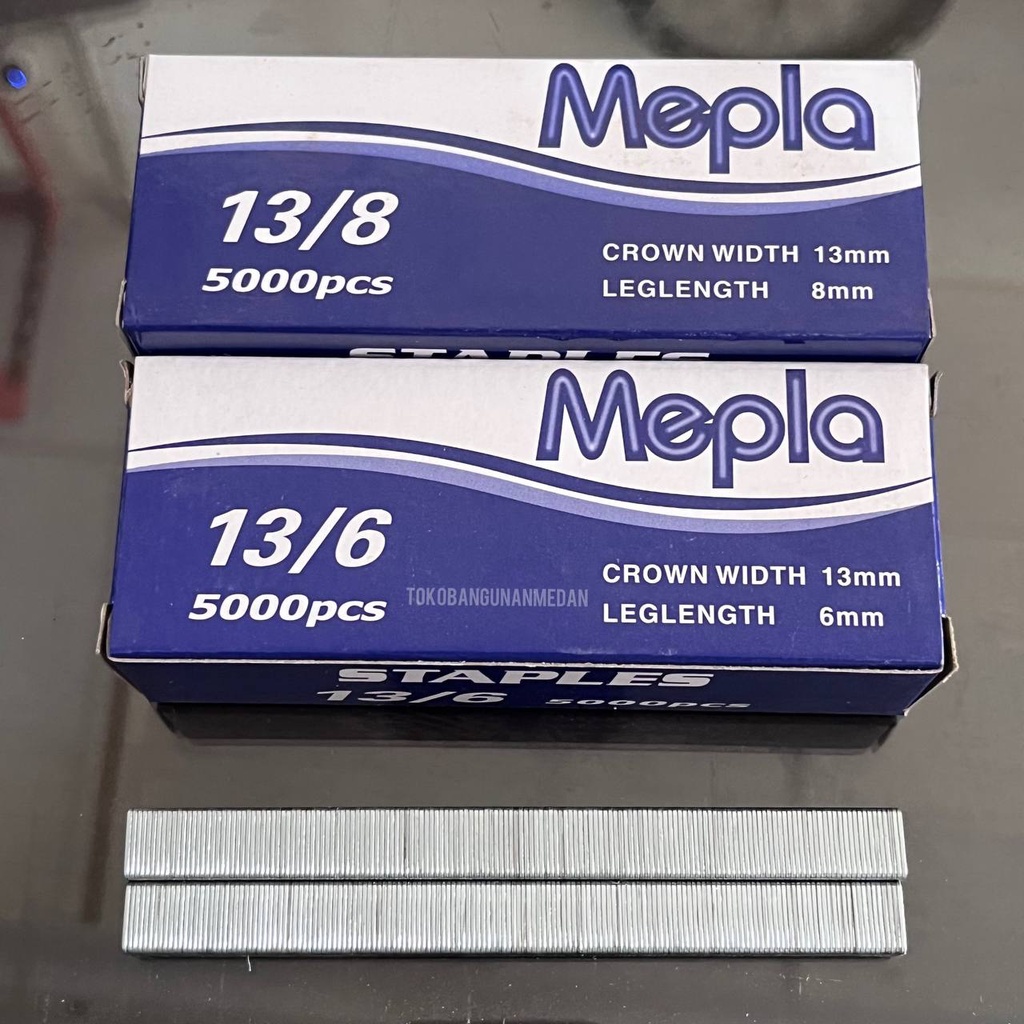 

[ 5000 PCS ] ANAK HEKTAR TEMBAK / ISI STAPLES BESAR 13/8 & KECIL 13/6 - MEPLA
