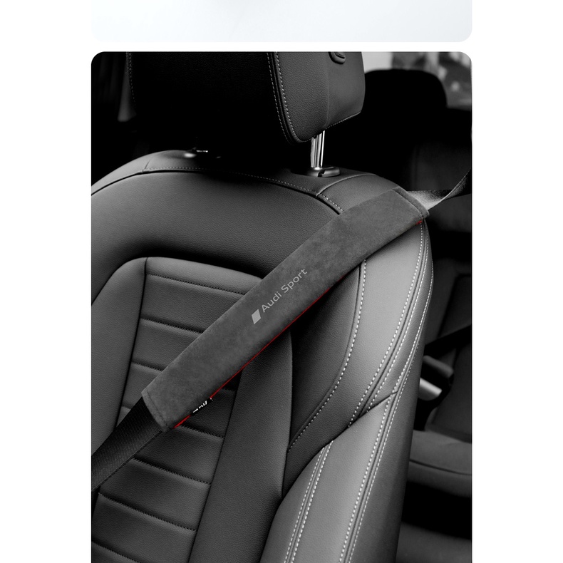 Cover Pelindung Sabuk Pengaman Mobil Ford Focus Fiesta Escort Mondeo Taurus Bahan Suede