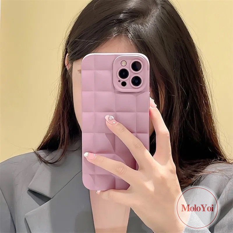 Soft Case Warna Permen Gaya Vintage Untuk iPhone 7plus XR 11 12 13 14 Pro MAX X XS MAX 6 6s 7 8 Plus SE 2020