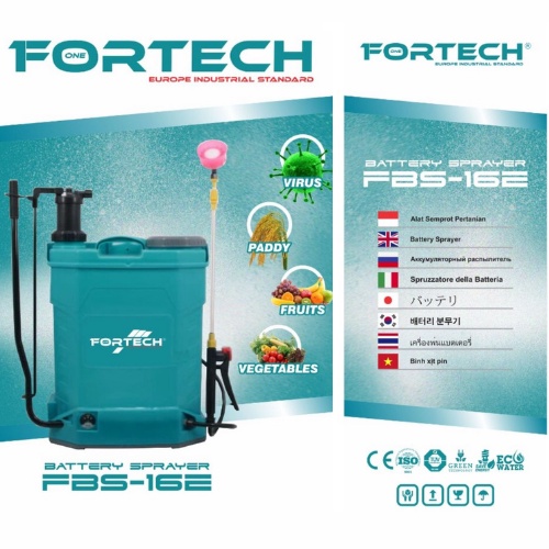 Sprayer Elektrik Manual Semprotan Hama / Disinfektan Medis 2 in 1 FORTECH