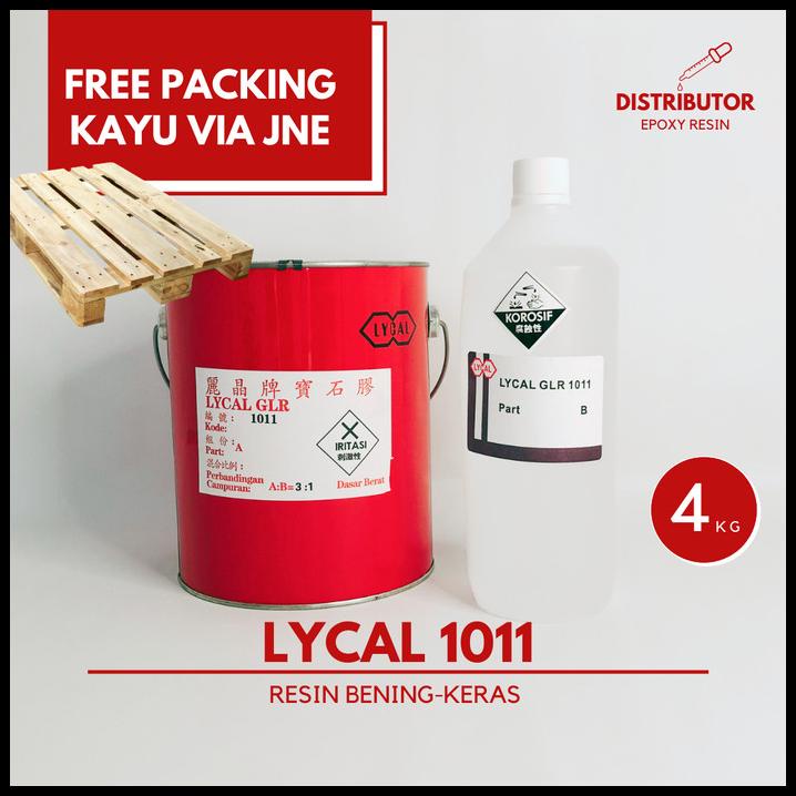 Resin Bening Lycal Keras Dgn Katalis - Lycal 1011 - 4 Kg
