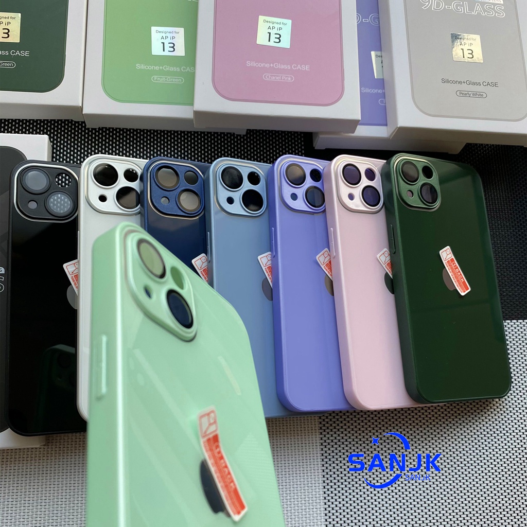 NEW 14 series 9D-Glass casing HD Color for iPhone Case For iPhone 14 14 Plus 14Pro 14 Pro Max 11 13 Phone case