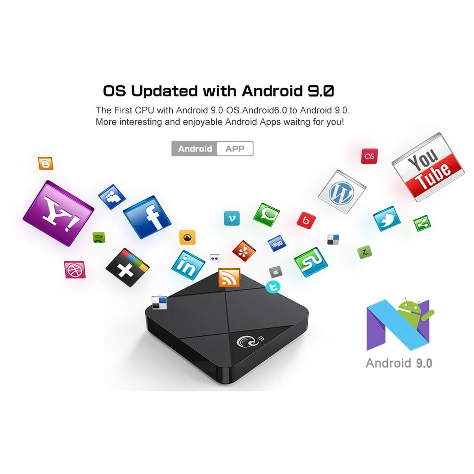 kodet0T4f--Android TV box RAM 2+16GB MiniQ3 Android 9 TV Box 4K Chip S905 NEW STB (COD)
