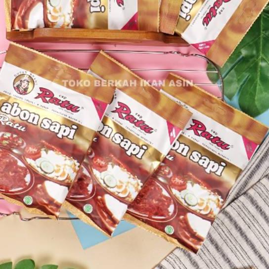 

SALE✅Abon Sapi Cap Ratu Per Pack Isi 10 Pcs|KD8