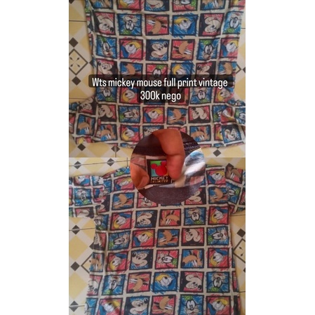 VINTAGE SHIRT MICKEY MOUSE ORI DISNEYLAND 1990’s