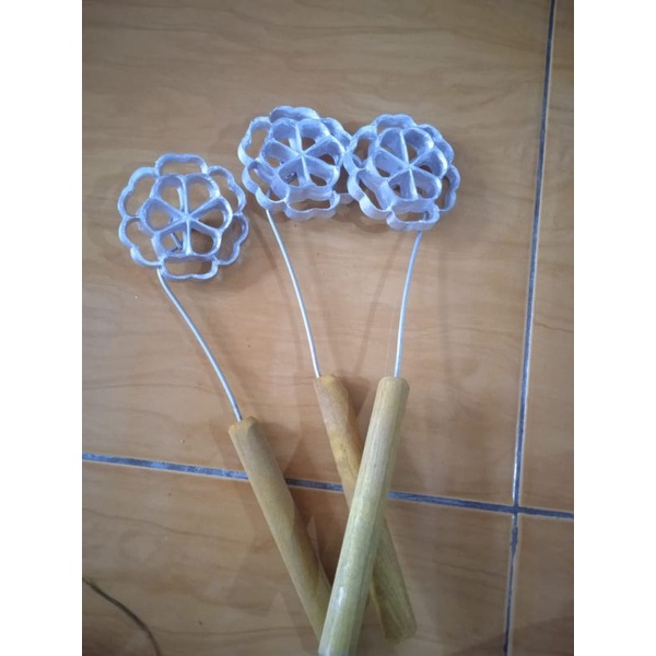 CETAKAN KUE LENTARI/ KEMBANG GOYANG BUNGA TUMPUK