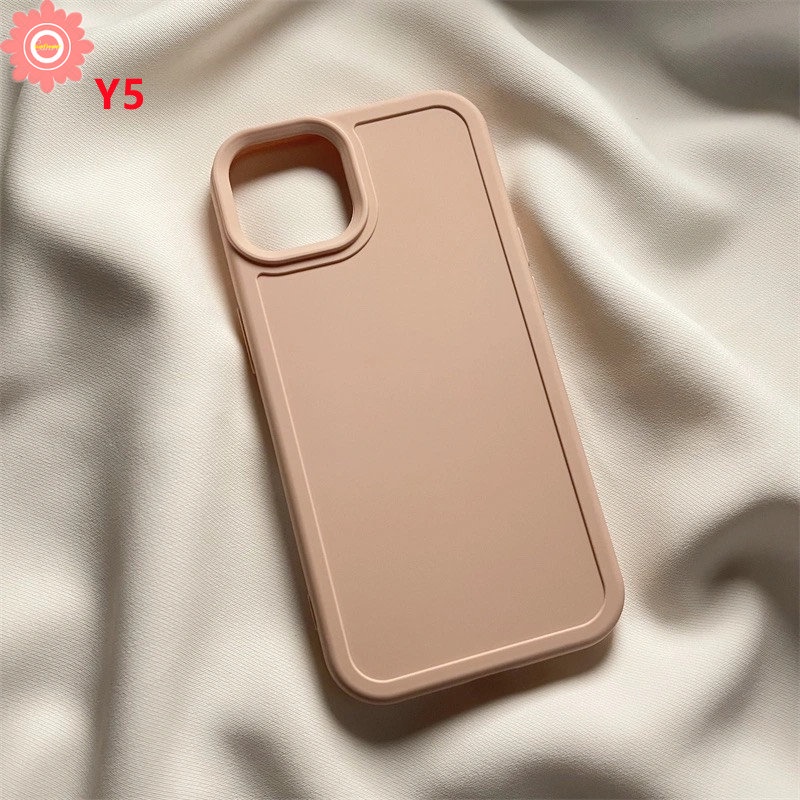 Soft Case Matte Warna Permen Macaron Untuk iPhone 11 XR 7plus 8plus 14 13 11 12 Pro MAX X XS MAX 7 8 Plus