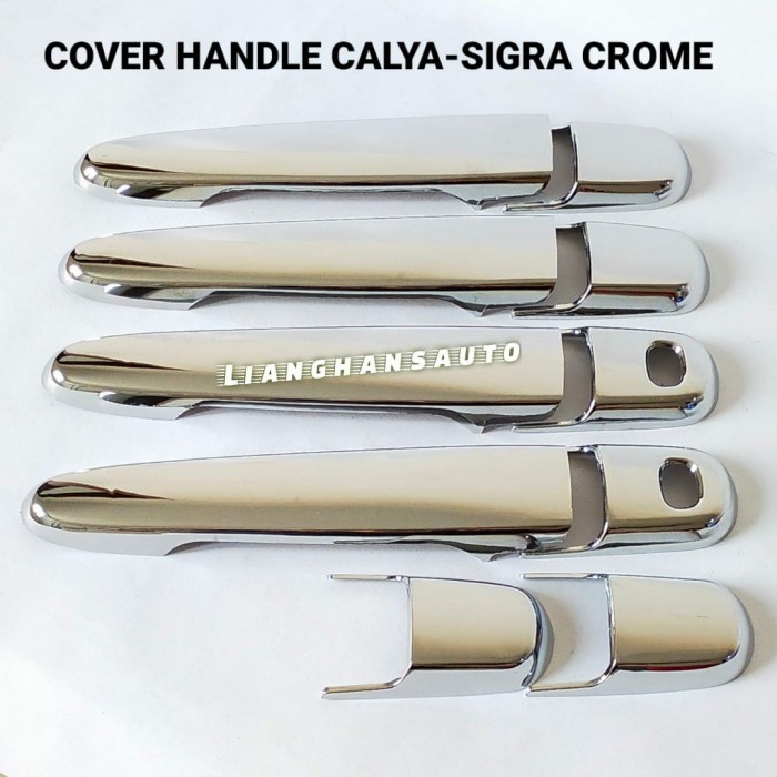 [BISA COD] Cover Handle Calya-Sigra Crome / Perlengkapan Variasi Mobil Murah / Aksesoris Eksterior p