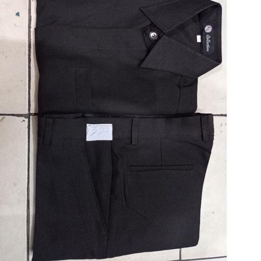 BISA COD ✔️baju safari paspampres bahan (semiwoll) warna navy hitam abu-abu dan coklat|KD9