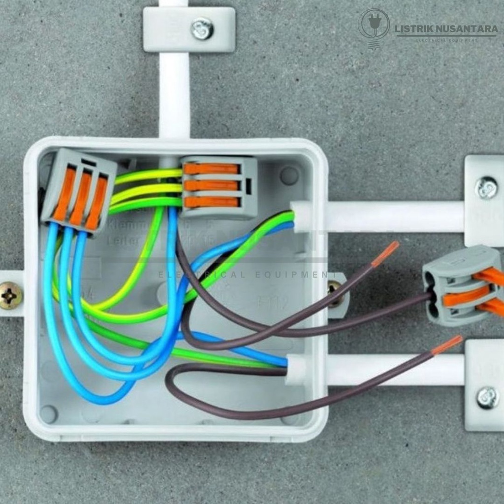 Terminal Block Konektor Wago / Konektor Kabel Wago Original 2 Pin/3 Pin/1x1/2x2/3x3