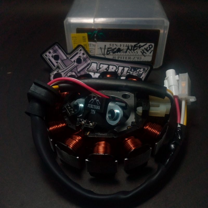 FUKUYAMA 5TN JUPITER Z 03 VEGA NEW SPUL ASSY STATOR ASSY SPUL PENGAPIAN SET 5TN JUPITER Z 2003 VEGA 