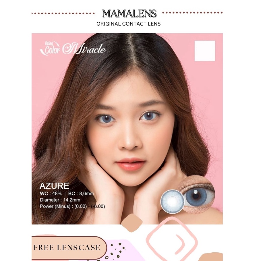 Softlens Miracle -0.50 sd -2.75 Free Lenscase -MAMALENS