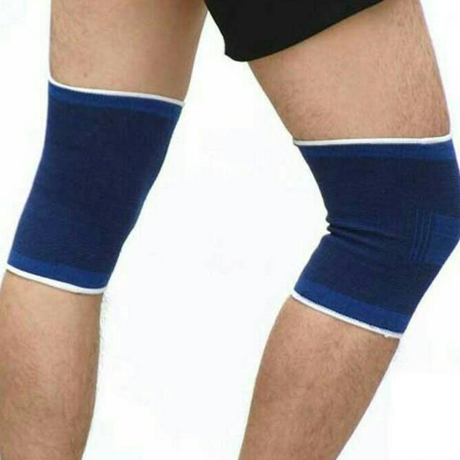 Pelindung Lutut Deker kaki aksesoris futsal bola gym fitness Knee