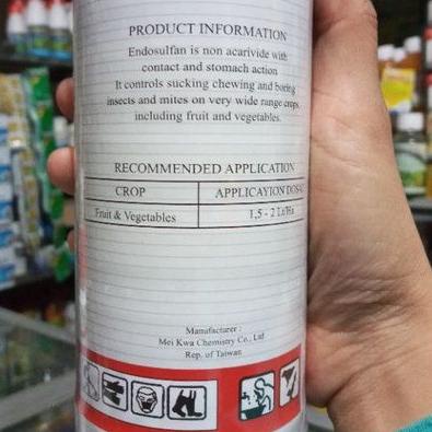 Harga Terbaik--Endosulfan 35ec 500ml Akodan Cina produk taiwan pembasmi hama tanaman