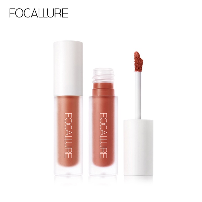 FOCALLURE FA134 Make Up Kosmetik Bibir Staymax Lip Gloss Lipstik Lasting Glossy Lipgloss Perawatan Bibir Pelembab