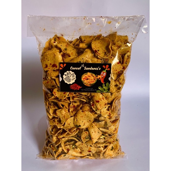 

KRIPIK BASRENG Pedas,Kriukk + X-tra daun jeruk!! 500g