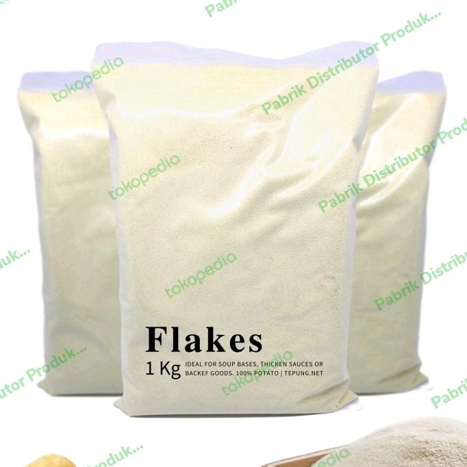 

[COD] Tepung Kentang Potato Flakes Emsland Repack 1 Kg halal [COD]