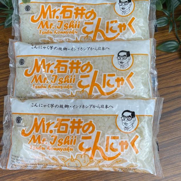 

Limited Product--Mr Ishii Tsubu Konyaku 200 gram / Beras Shirataki Basah Mr Ishii
