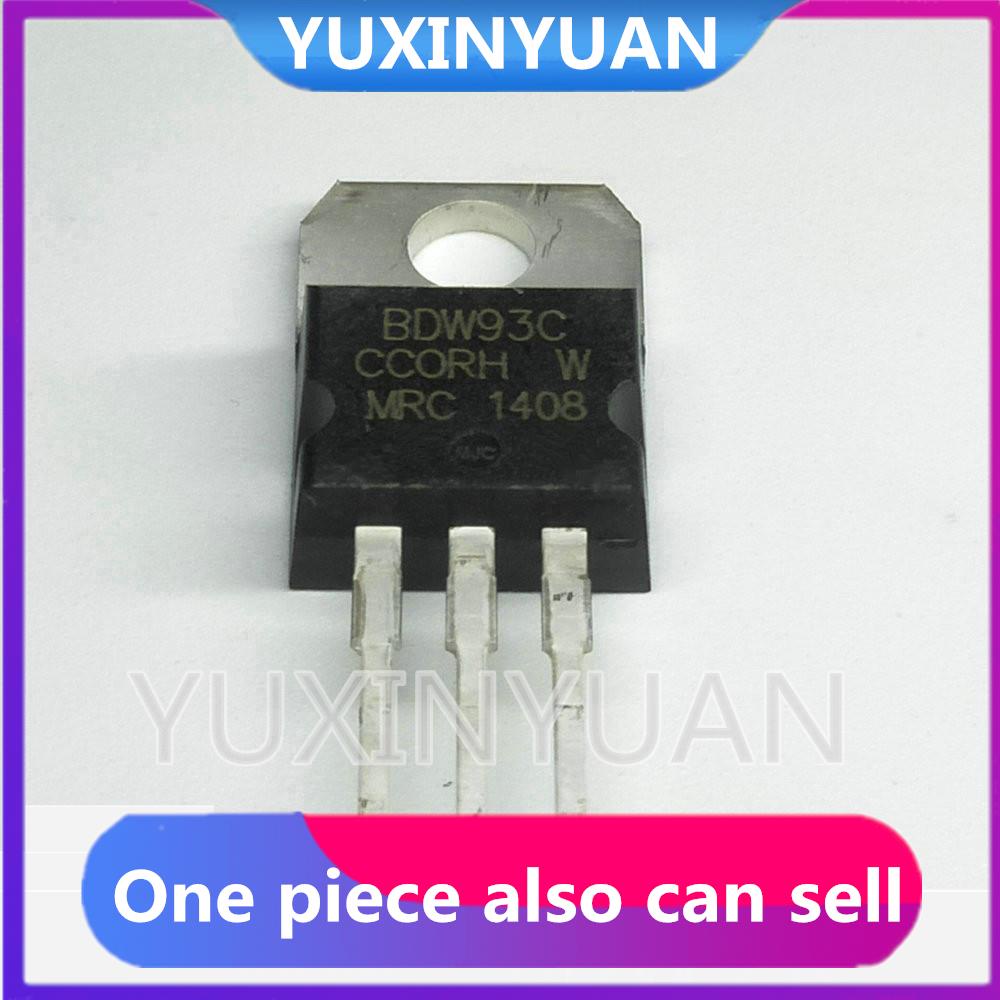 10pcs/lot BDW93C BDW93 TRANS NPN DARL 100V 12A TO220-3 IN STOCK 新边进口