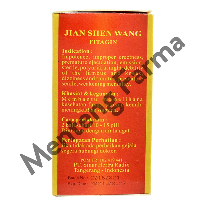 Jian Shen Wang (Fitagin) - Obat Herbal Kesuburan Pria